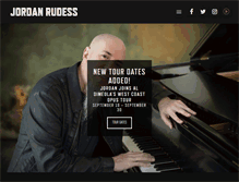 Tablet Screenshot of jordanrudess.com